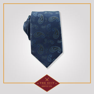 Blue Bayoux Paisley Tie