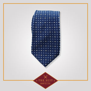 Chambray Patterned Tie