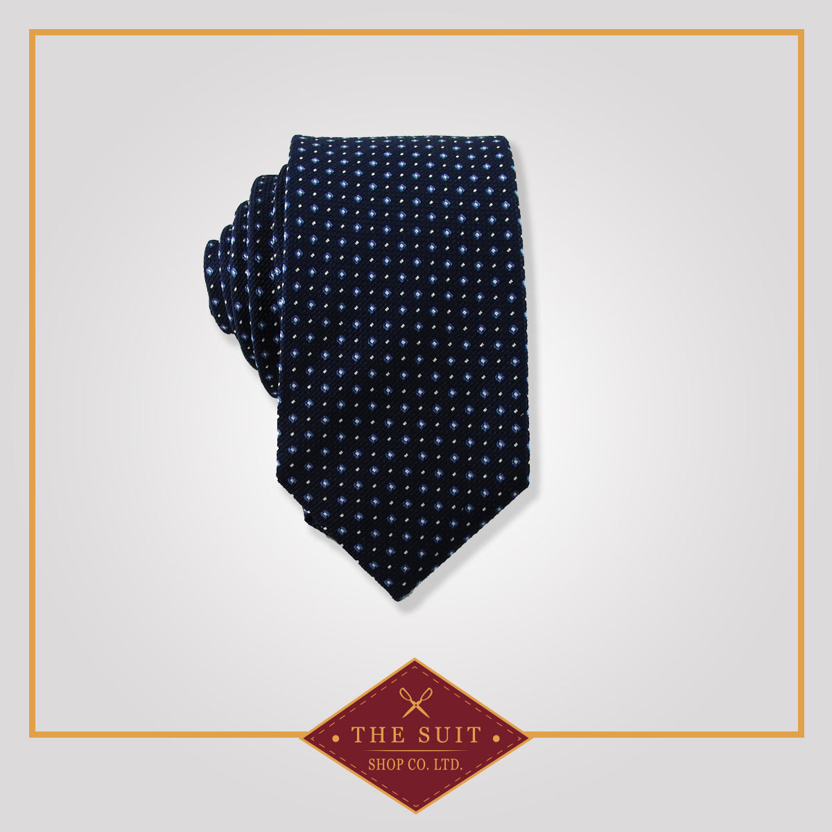 Black Pearl Patterned Tie