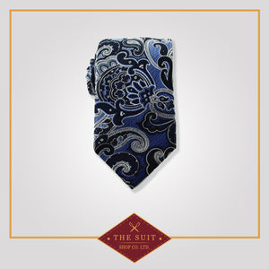 Wild Blue Yonder Patterned Tie