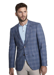Blue and Brown Check Jacket