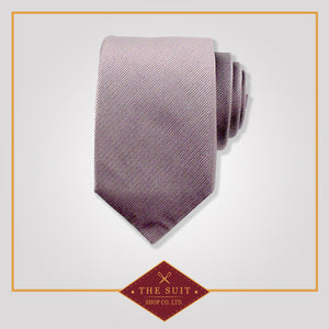 Plain Dusty Gray Tie