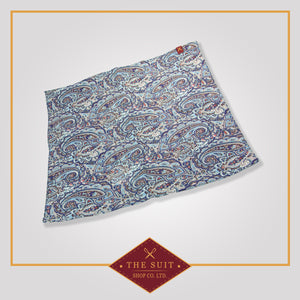 Martinique and Nepal Paisley Patterned Pocket Square